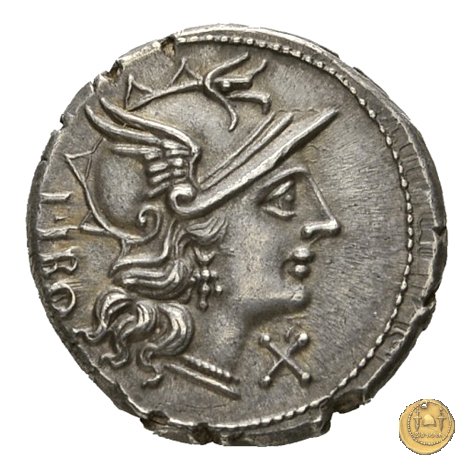 215/1 - denario Q. Marcius Libo 148 BC (Roma)