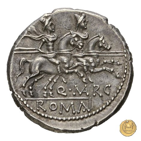 215/1 - denario Q. Marcius Libo 148 BC (Roma)