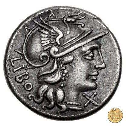 215/1 - denario Q. Marcius Libo 148 BC (Roma)