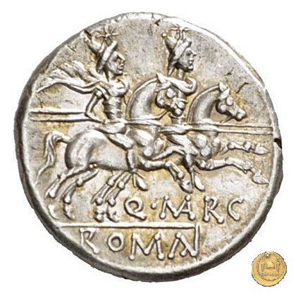 215/1 - denario Q. Marcius Libo 148 BC (Roma)