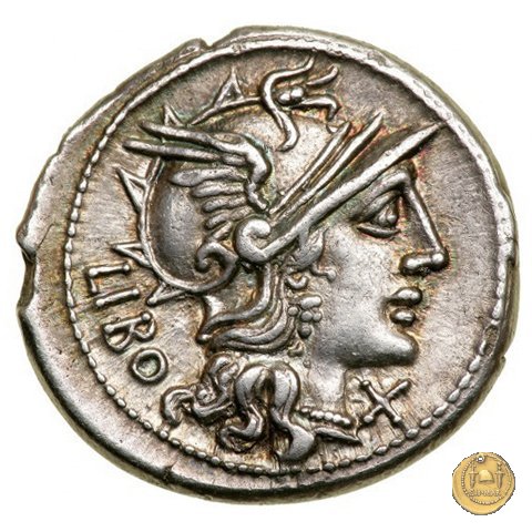 215/1 - denario Q. Marcius Libo 148 a.C. (Roma)