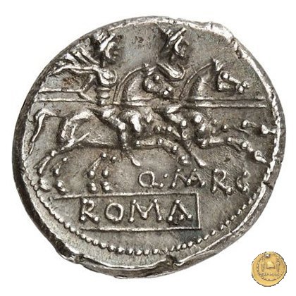 215/1 - denario Q. Marcius Libo 148 BC (Roma)