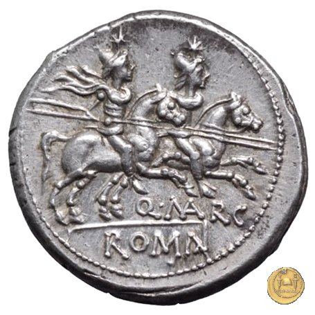 215/1 - denario Q. Marcius Libo 148 BC (Roma)