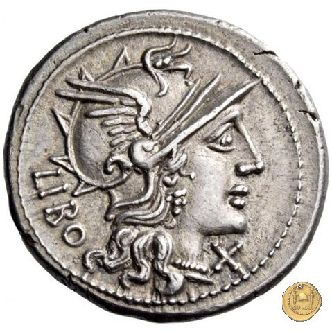 215/1 - denario Q. Marcius Libo 148 BC (Roma)