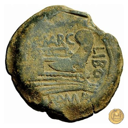 215/2 - asse Q. Marcius Libo 148 BC (Roma)