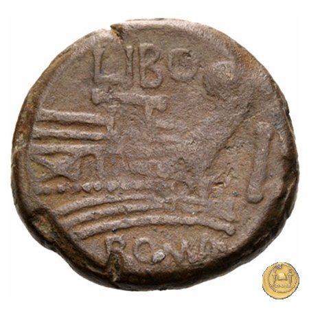 215/2 - asse Q. Marcius Libo 148 BC (Roma)