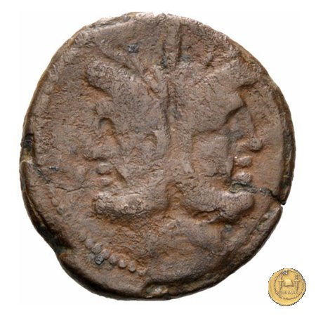 215/2 - asse Q. Marcius Libo 148 BC (Roma)