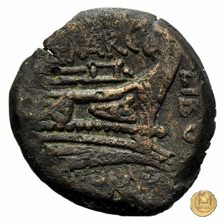 215/2 - asse Q. Marcius Libo 148 BC (Roma)