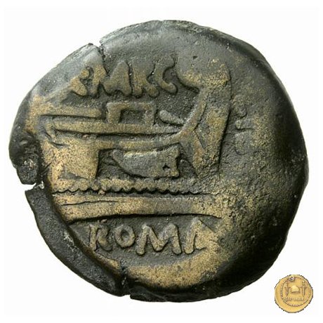 215/2 - asse Q. Marcius Libo 148 BC (Roma)