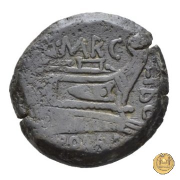 215/2 - asse Q. Marcius Libo 148 BC (Roma)