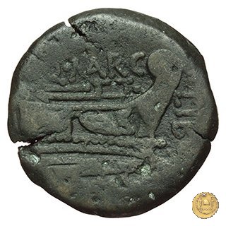 215/2 - asse Q. Marcius Libo 148 BC (Roma)