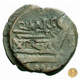 215/4 - triente Q. Marcius Libo 148 BC (Roma)