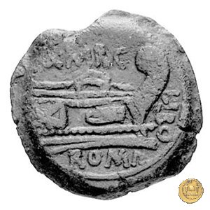 215/4 - triente Q. Marcius Libo 148 BC (Roma)