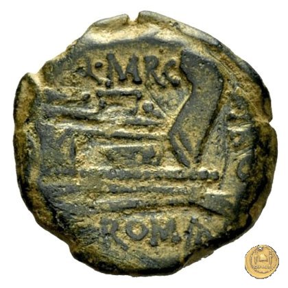 215/5 - quadrante Q. Marcius Libo 148 a.C. (Roma)