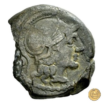 215/7 - oncia Q. Marcius Libo 148 BC (Roma)