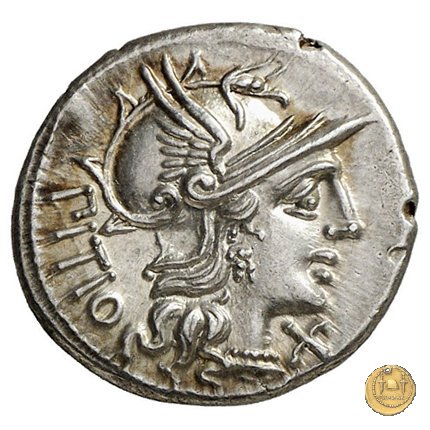 216/1 - denario L. Sempronius Pitio 148 a.C. (Roma)