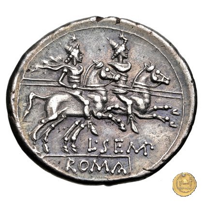 216/1 - denario L. Sempronius Pitio 148 BC (Roma)