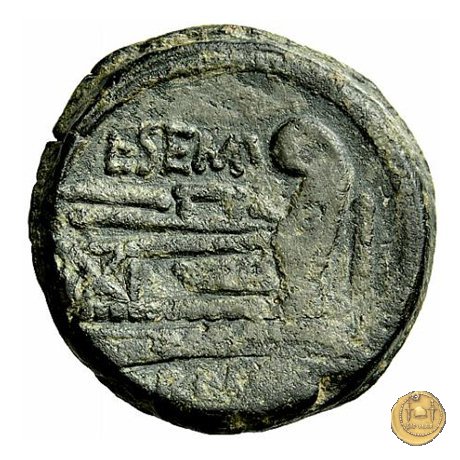 216/2 - asse L. Sempronius Pitio 148 BC (Roma)