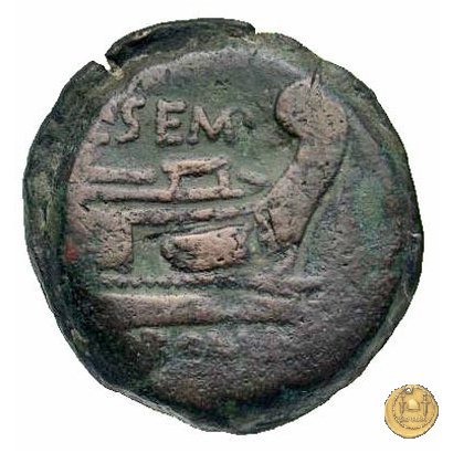 216/2 - asse L. Sempronius Pitio 148 a.C. (Roma)