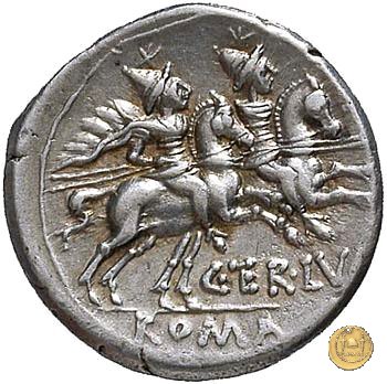 217/1 - denario C. Terentius Lucanus 147 BC (Roma)