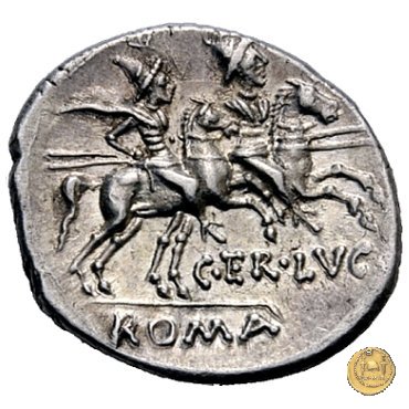 217/1 - denario C. Terentius Lucanus 147 BC (Roma)