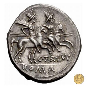 217/1 - denario C. Terentius Lucanus 147 BC (Roma)