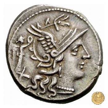 217/1 - denario C. Terentius Lucanus 147 BC (Roma)