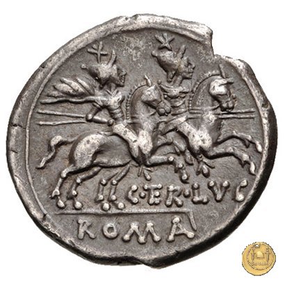 217/1 - denario C. Terentius Lucanus 147 BC (Roma)