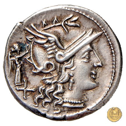 217/1 - denario C. Terentius Lucanus 147 BC (Roma)