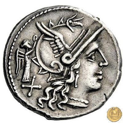 217/1 - denario C. Terentius Lucanus 147 BC (Roma)