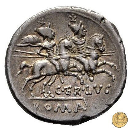 217/1 - denario C. Terentius Lucanus 147 BC (Roma)