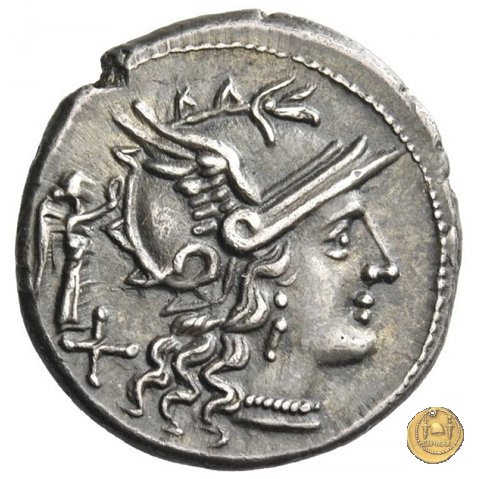 217/1 - denario C. Terentius Lucanus 147 BC (Roma)