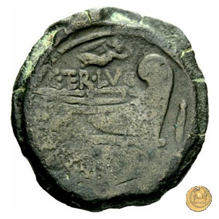 217/2 - asse C. Terentius Lucanus 147 BC (Roma)