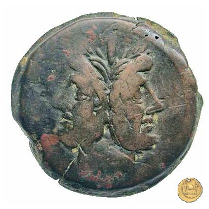 217/2 - asse C. Terentius Lucanus 147 BC (Roma)