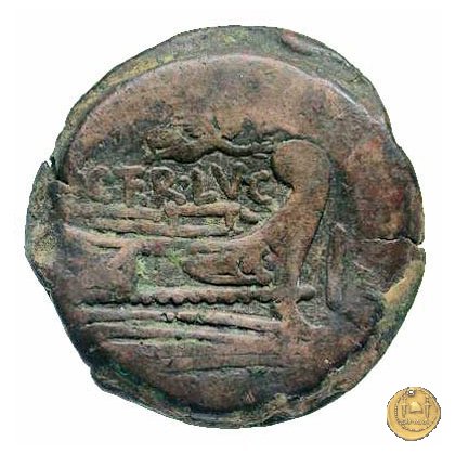 217/2 - asse C. Terentius Lucanus 147 BC (Roma)