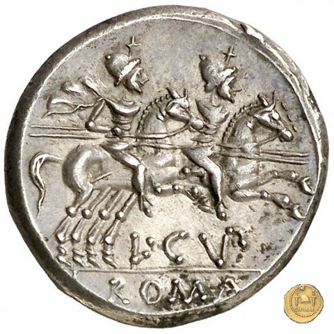 218/1 - denario L. Cupiennius 147 BC (Roma)