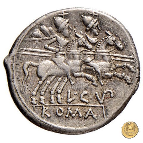 218/1 - denario L. Cupiennius 147 BC (Roma)