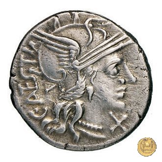 219/1 - denario C. Antestius 146 BC (Roma)