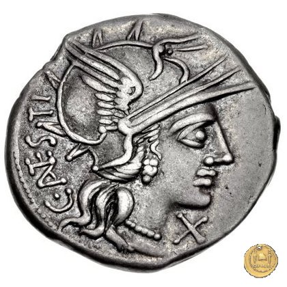 219/1 - denario C. Antestius 146 BC (Roma)