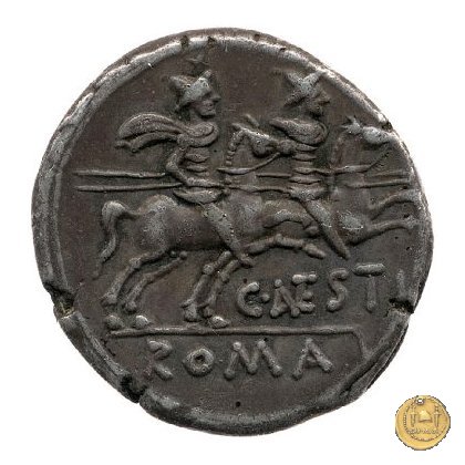 219/1 - denario C. Antestius 146 BC (Roma)