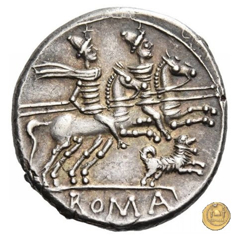 219/1 - denario C. Antestius 146 BC (Roma)