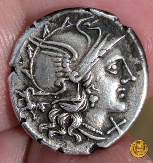 219/1 - denario C. Antestius 146 BC (Roma)