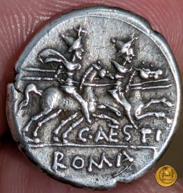 219/1 - denario C. Antestius 146 BC (Roma)
