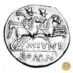 220/1 - denario M. Iunius Silanus 145 BC (Roma)