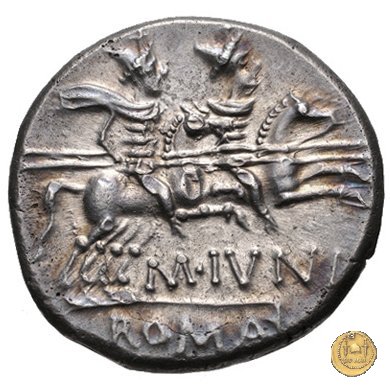 220/1 - denario M. Iunius Silanus 145 BC (Roma)