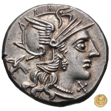 220/1 - denario M. Iunius Silanus 145 BC (Roma)