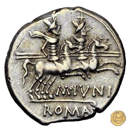 220/1 - denario M. Iunius Silanus 145 BC (Roma)