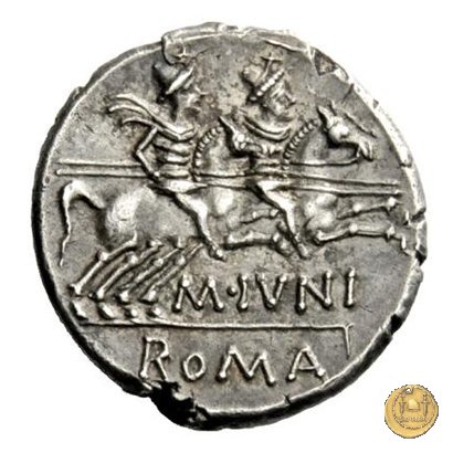 220/1 - denario M. Iunius Silanus 145 BC (Roma)