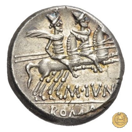 220/1 - denario M. Iunius Silanus 145 BC (Roma)