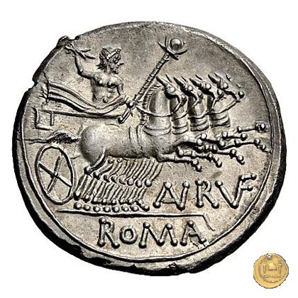 221/1 - denario T. Annius Rufus 144 BC (Roma)